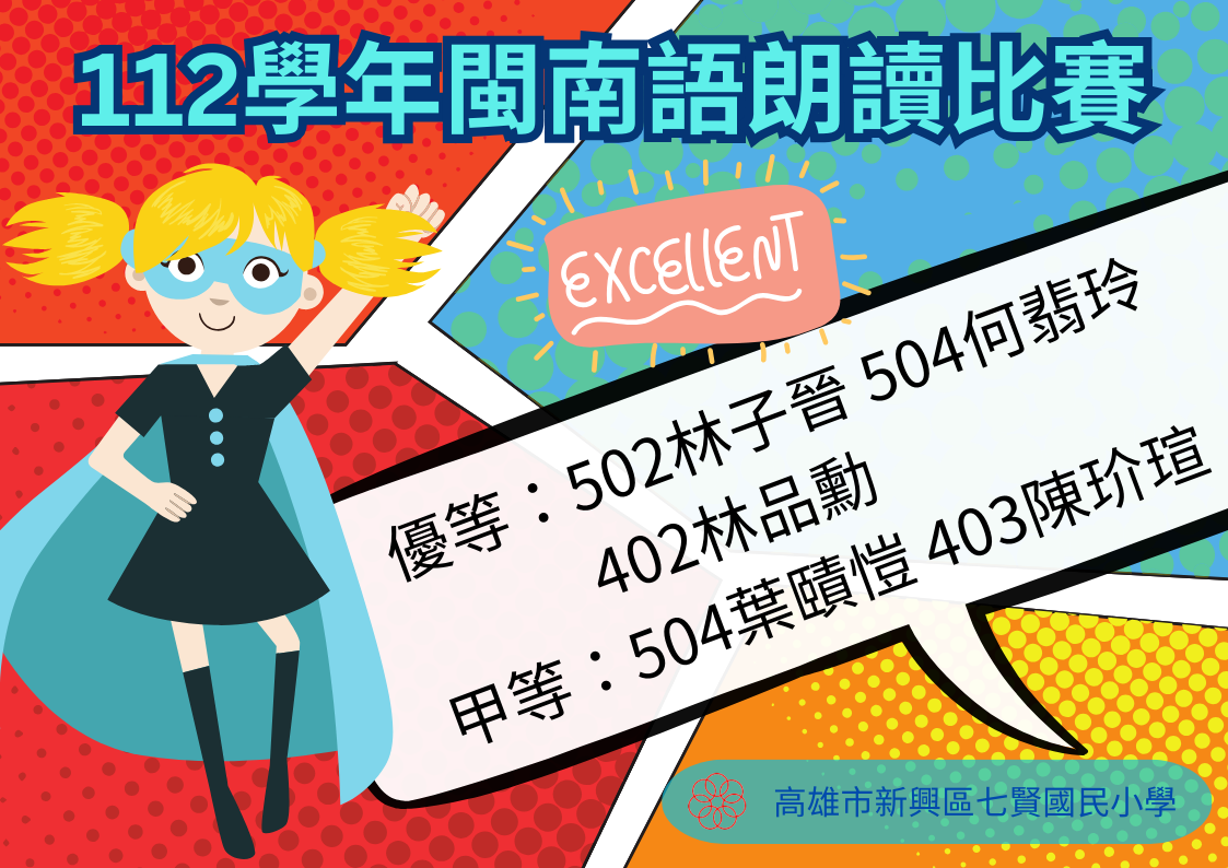 閩南語朗讀得獎名單